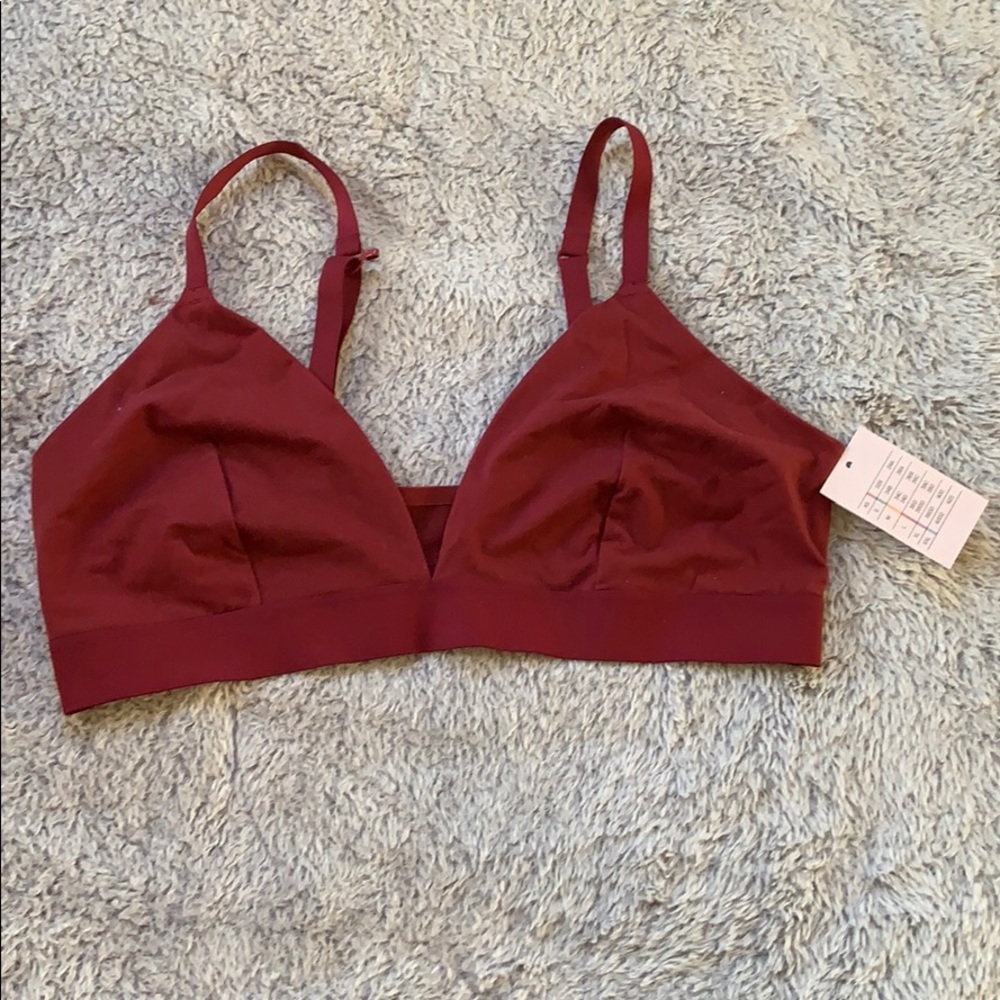 Red bralette